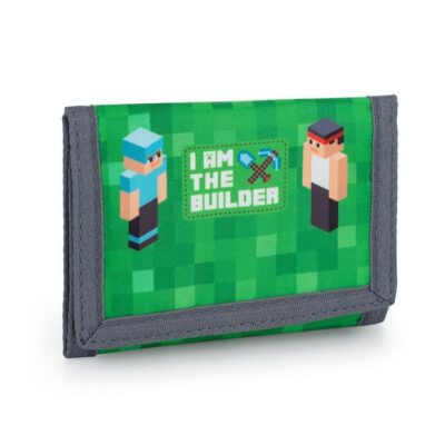 Novčanik s Minecraft uzorkom zeleni Play World 10x14 cm