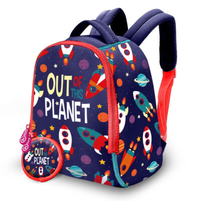 Planet neopren ruksak vrtićki 25 cm + torbica privjesak Kids Licensing