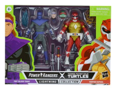 Power Rangers x TMNT Lightning Collection Foot Soldier Tommy & Morphed Raphael akcijske figure 15 cm F2968