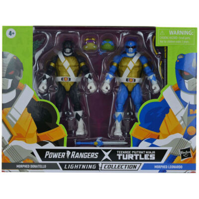 Power Rangers x TMNT Lightning Collection Morphed Donatello & Morphed Leonardo akcijske figure 15 cm F2966 1