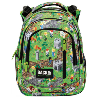 Školska torba ruksak s Minecraft uzorkom Back Up 39x27x20 cm R61 1
