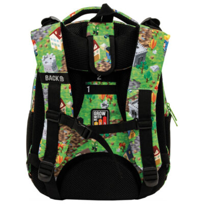 Školska torba ruksak s Minecraft uzorkom Back Up 39x27x20 cm R61 3