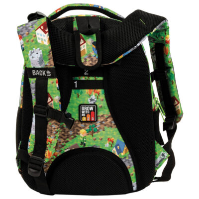 Školska torba ruksak s Minecraft uzorkom Back Up 39x27x20 cm R61 4