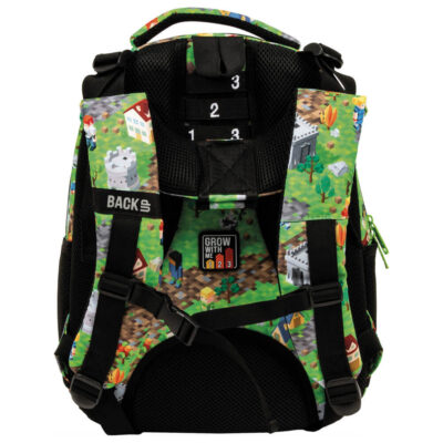 Školska torba ruksak s Minecraft uzorkom Back Up 39x27x20 cm R61 5