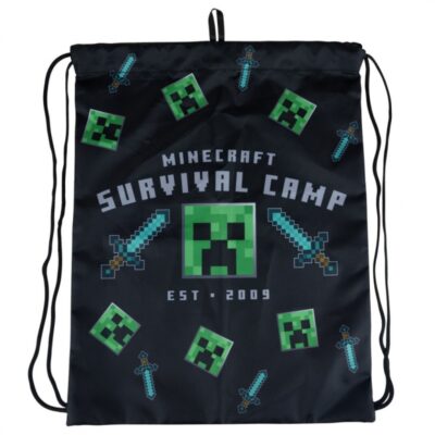 Sportska Vrećica Za Papuče Minecraft Survival Camp 45x35 Cm