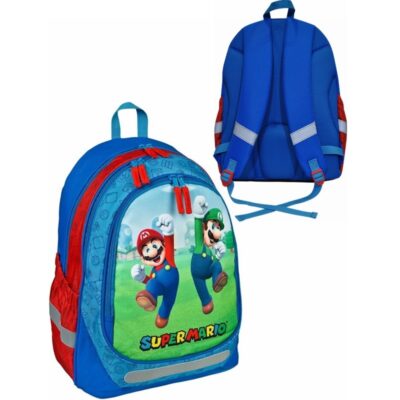 Super Mario Bros školski ruksak 43 cm Mario i Luigi Nintendo 1