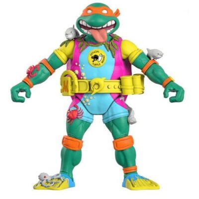 Teenage Mutant Ninja Turtles Ultimates Sewer Surfer Mike akcijska figura 18 cm Super7 3