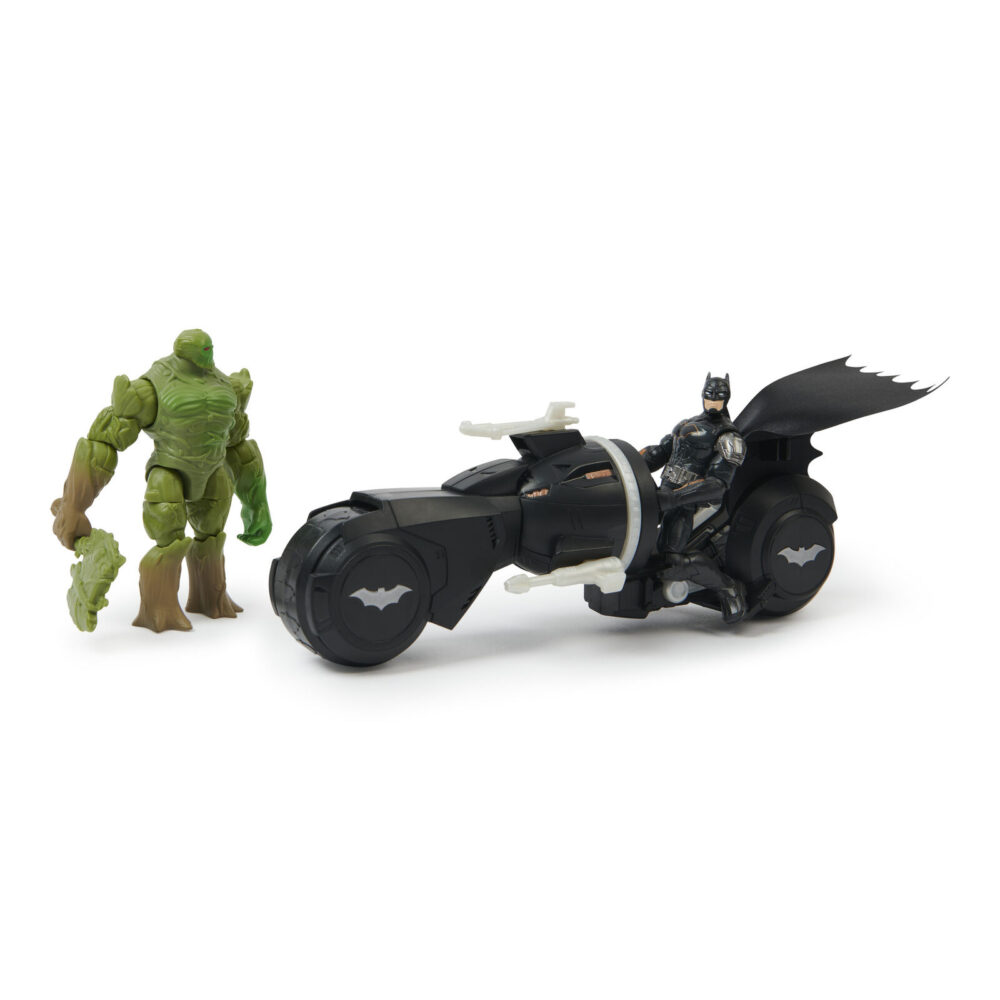 Batman vs Swamp Thing Armory Attack Batcycle vozilo s figurama 3