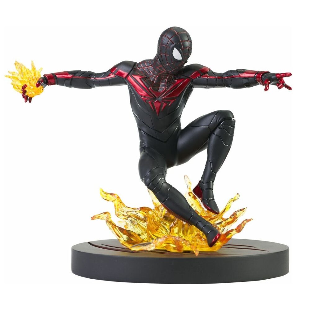 Marvel Gallery Diorama Miles Morales PVC Statue Spider-Man Miles Morales Game 20 cm figura Diamond Select