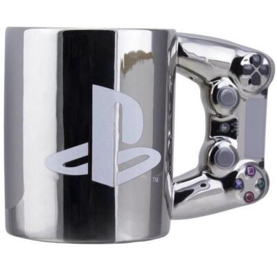 Playstation Dualshock kontroler šalica srebrna 470 ml Paladone