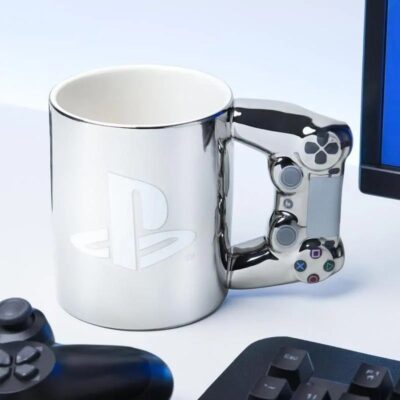 Playstation Dualshock kontroler šalica srebrna 470 ml Paladone 5