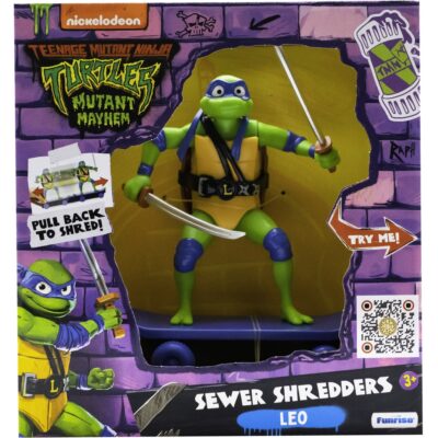 Sewer Shredders Leonardo Teenage Mutant Ninja Turtles Mutant Mayhem akcijska figura 12 cm Ninja Kornjače 5