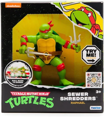 Sewer Shredders Raphael Teenage Mutant Ninja Turtles akcijska figura 12 cm Ninja Kornjače 2