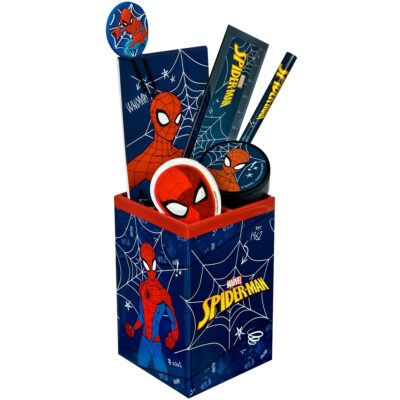 Spider-Man držač olovaka s priborom 7 dijelova