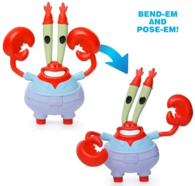 Spužva Bob Bend-Ems Klještić akcijska figura 15 cm SpongeBob SquarePants Mr. Krabs 2