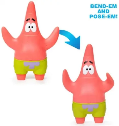 Spužva Bob Bend-Ems Patrik akcijska figura 15 cm SpongeBob SquarePants Patrick Star 2