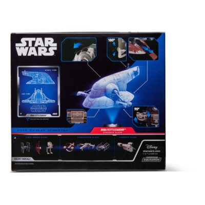 Star Wars Micro Galaxy Squadron Boba Fetts Starship 20 cm vozilo s figurama Jazwares 2