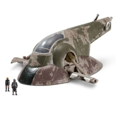 Star Wars Micro Galaxy Squadron Boba Fetts Starship 20 cm vozilo s figurama Jazwares 9