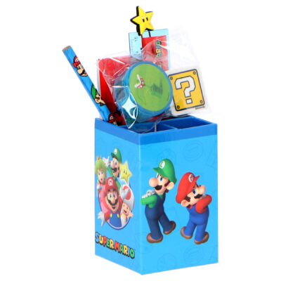 Super Mario držač olovaka s priborom 7 dijelova 1