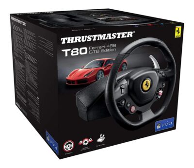 Thrustmaster T80 Ferrari 488 GTB Edition Racing Wheel PCPS4