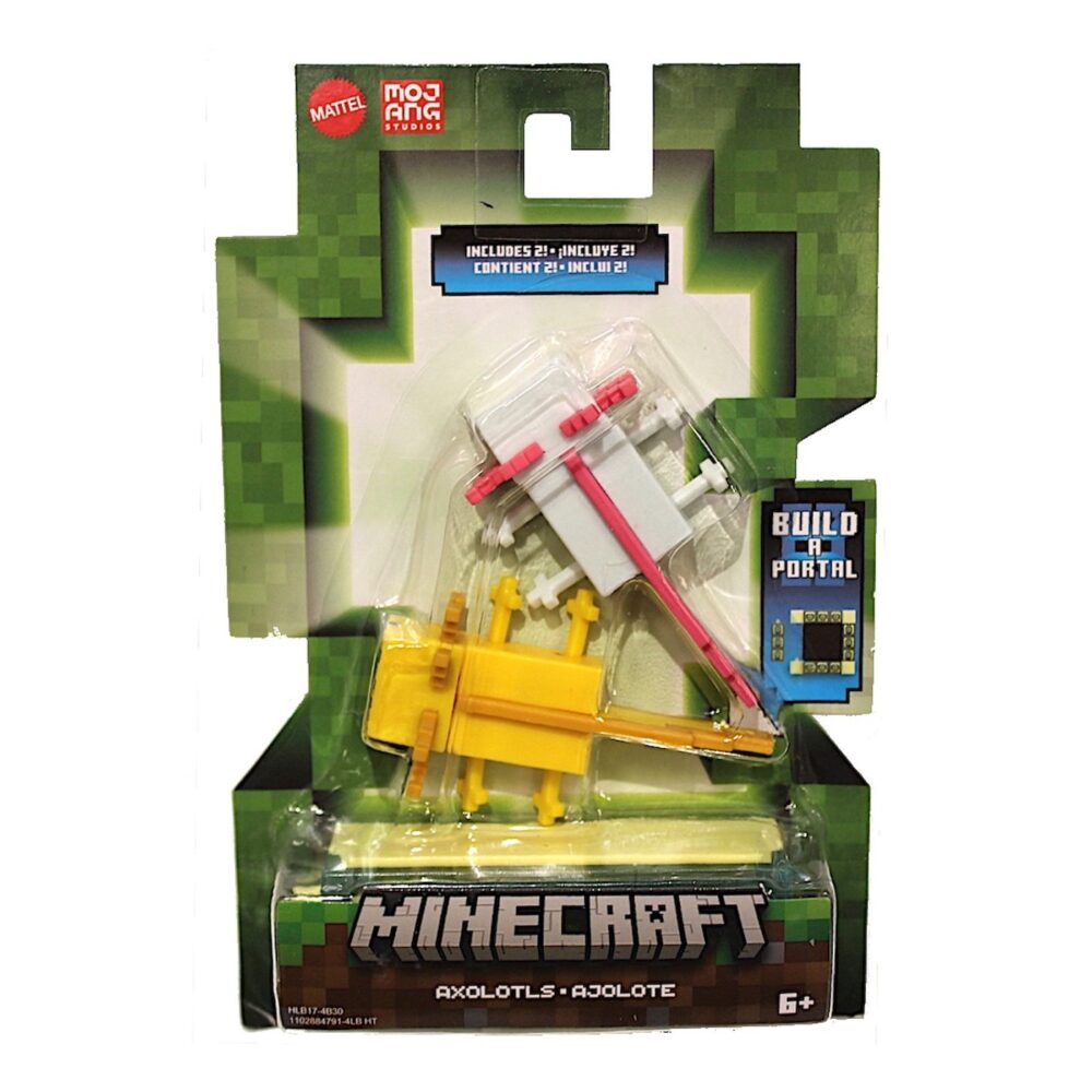 Minecraft Axolotls Build-A-Portal akcijska figura HLB17