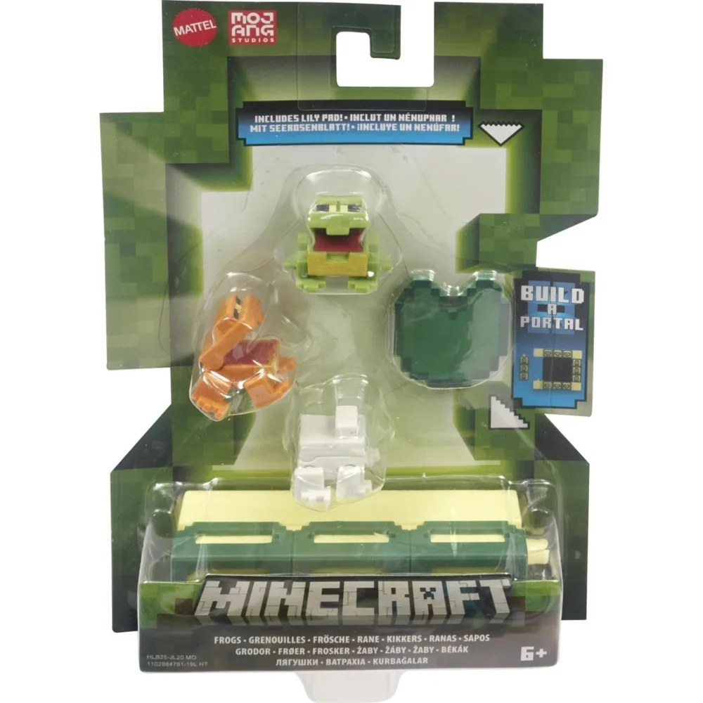 Minecraft Frogs Build-A-Portal akcijska figura HLB25