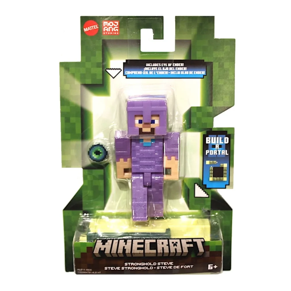 Minecraft Stronghold Steve Build-A-Portal akcijska figura HLB14