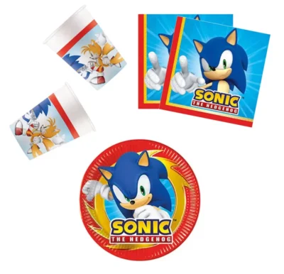 Sonic the Hedgehog Party set 36 komada – tanjuri, čaše, salvete 59000