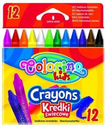 Voštane boje 12 komada Colorino Kids