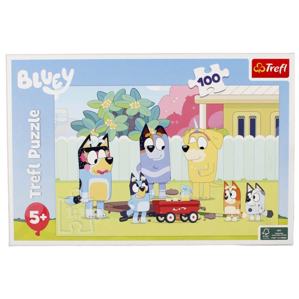 Bluey Puzzle 100 Kom Happy World