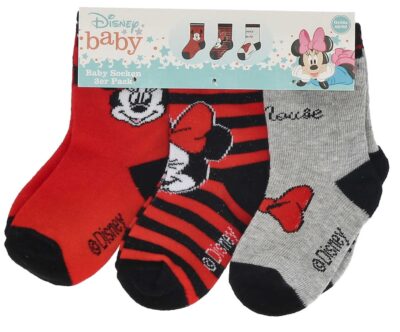 Disney Minnie Mouse Baby čarape 3 pack