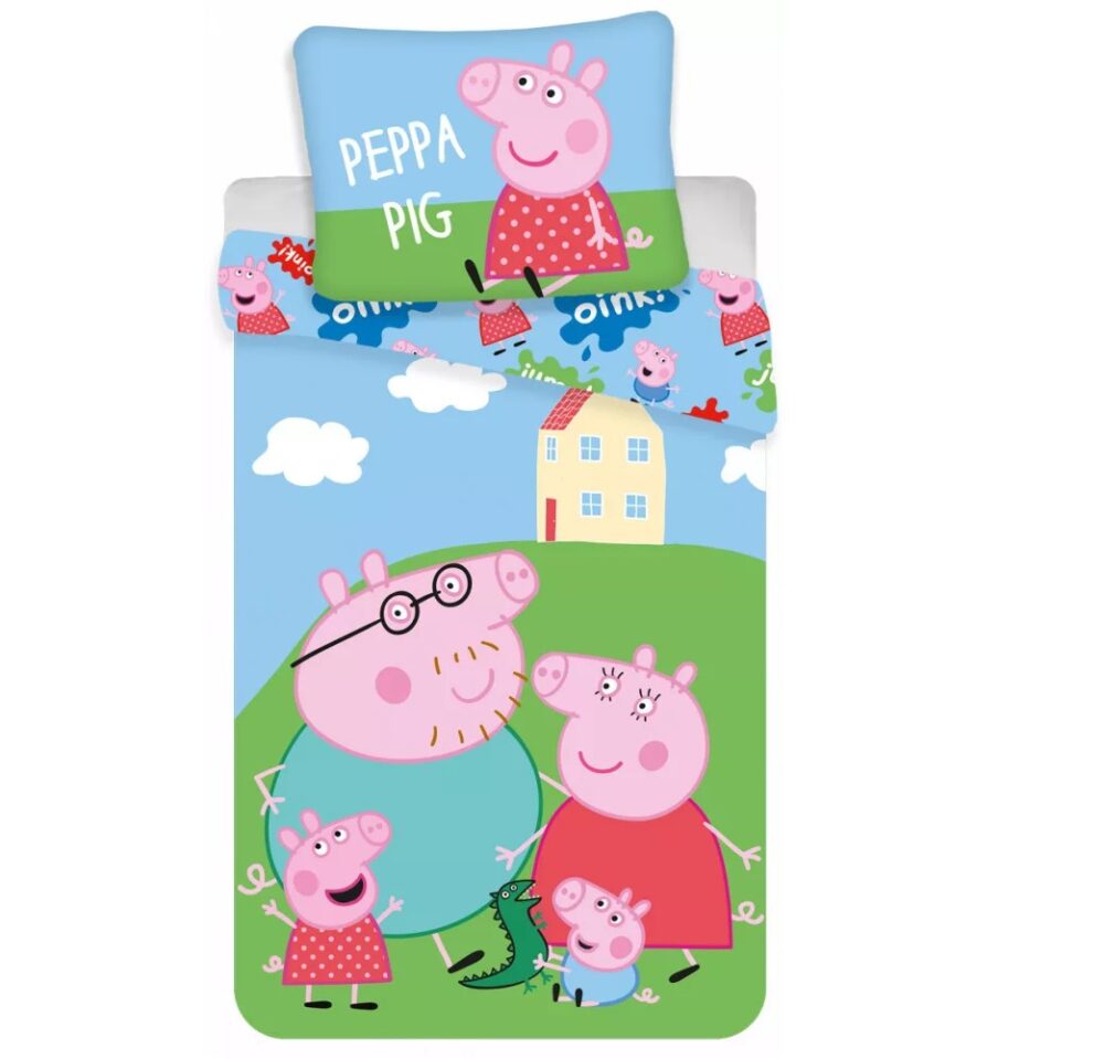 Peppa Pig Posteljina 100x135 Cm, 40x60 Cm 13025