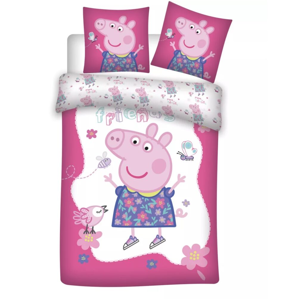 Peppa Pig Posteljina 100x135 Cm, 40x60 Cm 13032