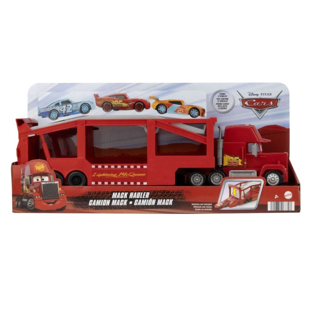 Disney Cars Mack Hauler kamion Racers Transporter HHJ54 1