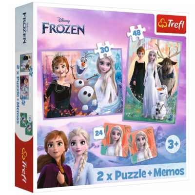 Disney Frozen 2u1 Puzzle + Memo Trefl