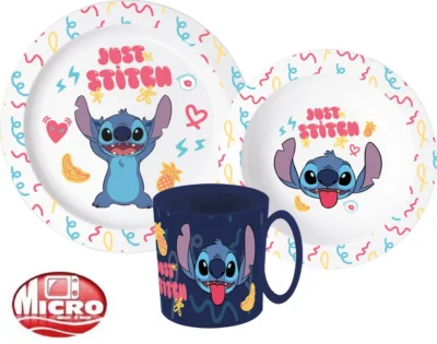 Disney Lilo and Stitch set za jelo 3 dijela - šalica, zdjelica, tanjur 22257