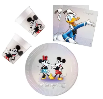 Disney Mickey Mouse Party set 36 komada – tanjuri, čaše, salvete 00107
