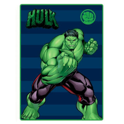 Marvel Avengers Hulk Flis Deka 100x140cm 14868