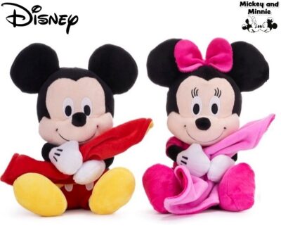 Mickey I Minnie Pliš S Dekicom Mickey Mouse Disney Plišana Igračka 2pack 22 Cm