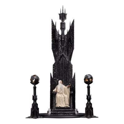 The Lord of the Rings Saruman the White on Throne Statue 110 cm Weta