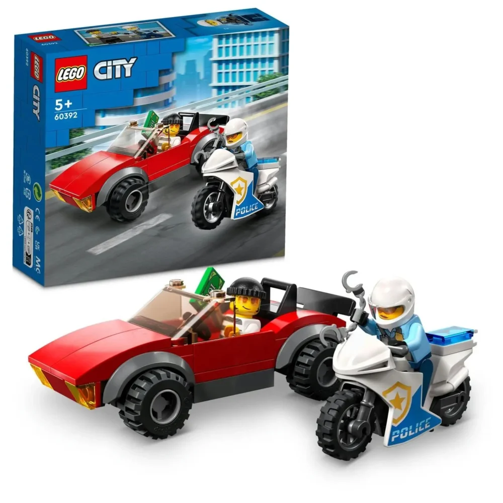 LEGO City 60392 Policijska Potjera Motociklom