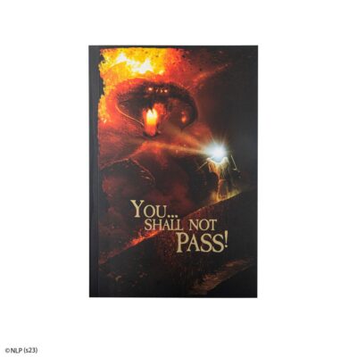 Lord Of The Rings Notebook You... Shall Not Pass! 2