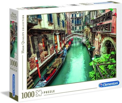 Puzzle 1000 komada Venice canal Clementoni