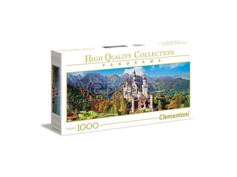 Puzzle 1000 Komada Dvorac Neuschwanstein Clementoni 1