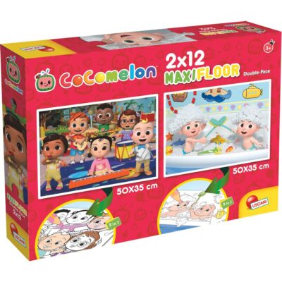 Cocomelon 2u1 Maxi Puzzle 2x12 Komada Gradimo