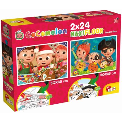 Cocomelon 2u1 Maxi Puzzle 2x24 Komada Započni Dan