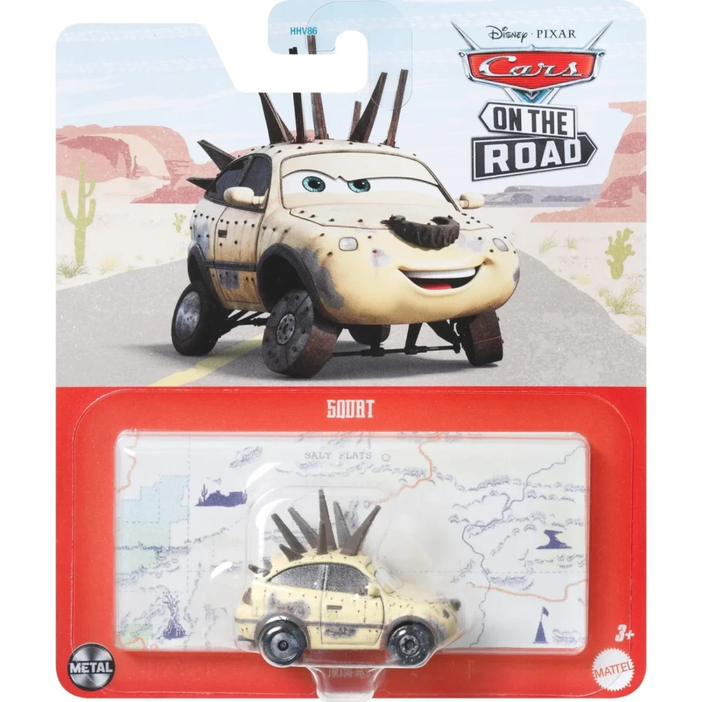 Disney Cars Squat Metalni Autić Mattel HKY58 DXV29