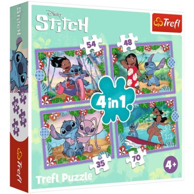 Disney Lilo & Stitch Puzzle 4u1 Trefl