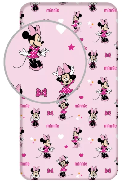 Disney Minnie Mouse Plahta S Gumicom 90x200cm 34910