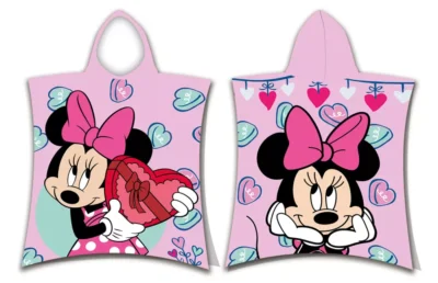 Disney Minnie Pink poncho ručnik 50x115 cm 35689